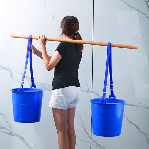 爷爷说好用！桶带桶系夹提手桶绳绑带塑料担水架子水桶灰桶尿桶农