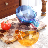 姥姥做面包 米面勺子舀面瓢挖面粉勺水瓢塑料舀水勺舀米勺量米杯