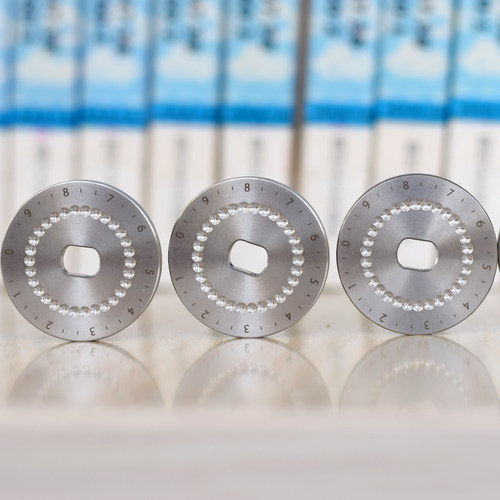 DIY手摇磨豆机调节片配件 泰摩栗子c/c2/c3/c3s slim g1刻度盘