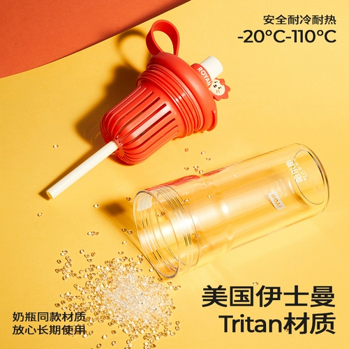 Стакан, вместительный и большой пластиковый чай со стаканом