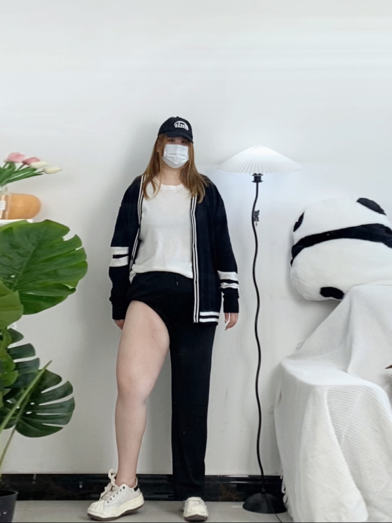 休闲裤2022秋季拖地裤大码