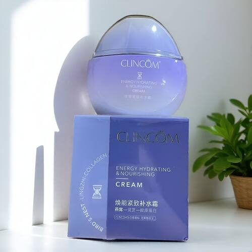 CLINCOM倩蔻焕能紧致补水霜保湿滋润面霜学生女改善干燥粗糙