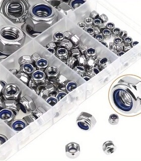 150pcs，六角螺母厂家批发外六角螺丝帽五金配件套装
