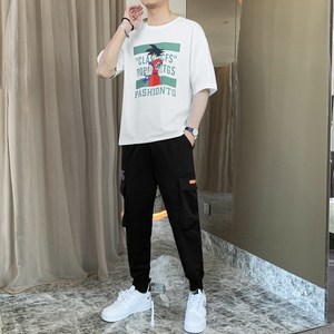 1夏季休闲套装男潮流九分裤套装 A210-TZ8612-P60图片