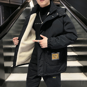 冬季羊羔绒棉衣男 加厚棉衣潮流款A210-A0222-P95，男装棉衣，星座210-3