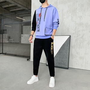 春秋款卫衣男孩外套学生运动套装潮流帅气秋装A210-TZ9837-P65图片