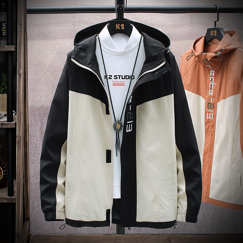 外套男春秋潮流宽松夹克上衣百搭褂子潮牌炸街棒球服JK801-P65，男装夹克，星座210-3