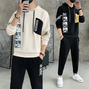 1秋季套装男潮流时尚休闲套装卫衣套装A210-TZ9835-P65图片
