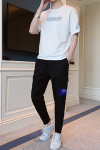 运动服一套装男士夏季潮流搭配帅气衣服薄A210-TZ9235-P70,最火的衣服搭配图片