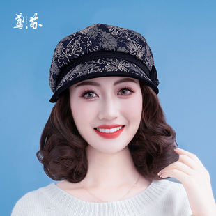 秋冬带假发帽子女款 可拆卸短卷发假发全头套女仿真人发丝 2025新款