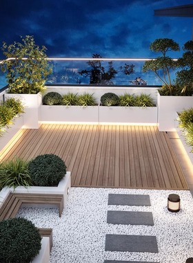 可定制阳台花架子落地式户外庭院长方形花箱铁艺种植花坛成品花槽