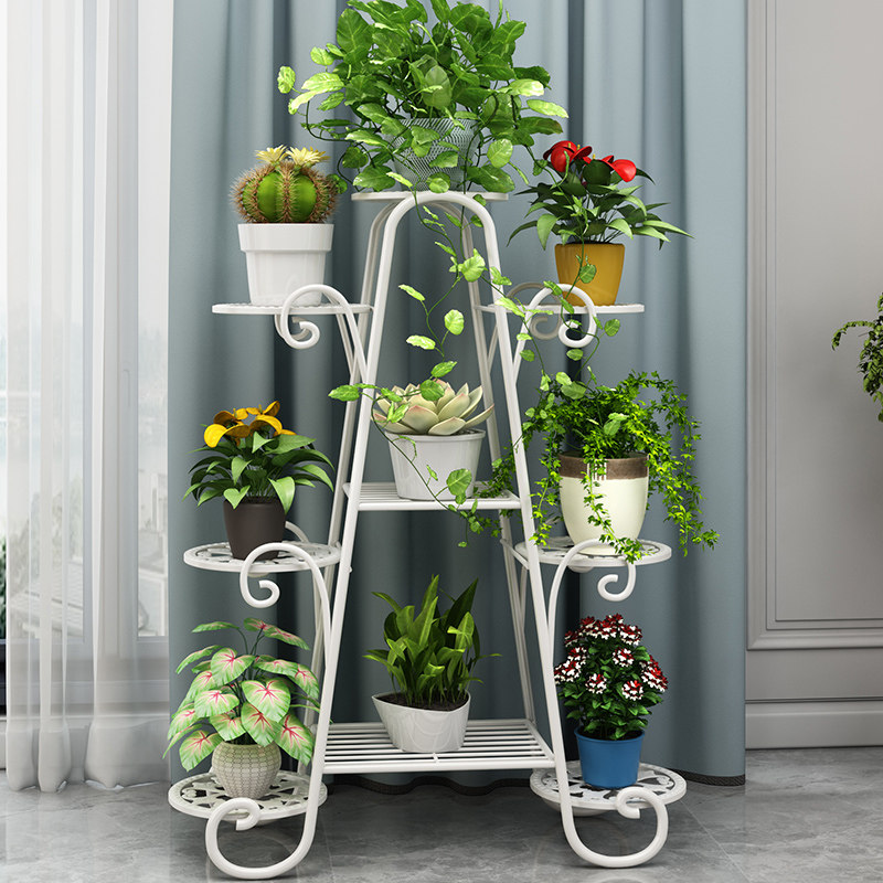 花架子落地式客厅室内阳台户外庭院多层铁艺植物摆放置物架花盆架,住宅家具,花架/花几,淘宝优惠券,粉丝福利购,淘宝优惠卷