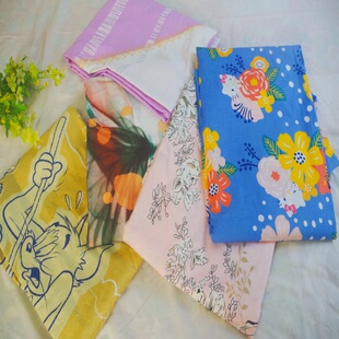 剩余尾单60支纯棉贡缎床单欧美风格双单人数码印花舒适亲床品清仓