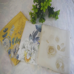 剩余出口尾单天丝莱赛尔柔软床单大花欧美风格双单人数码印花单件