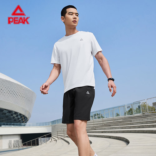 匹克运动套装男夏季跑步速干透气健身清仓断码户外羽毛球短袖短裤