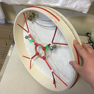 文王鼓山羊皮二神鼓送唱词神调单面鼓请神大神鼓镇堂鼓送鼓鞭