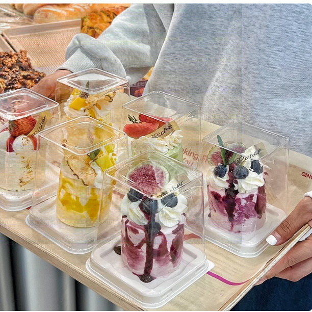 加高2寸蛋糕盒水果慕斯甜品包装盒草莓芒果千层提拉米苏盒子