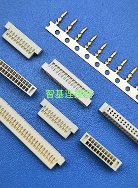 间距1.0mm超薄双排连接器ACES88252-20P30P40P胶壳 A2013H-2*15P