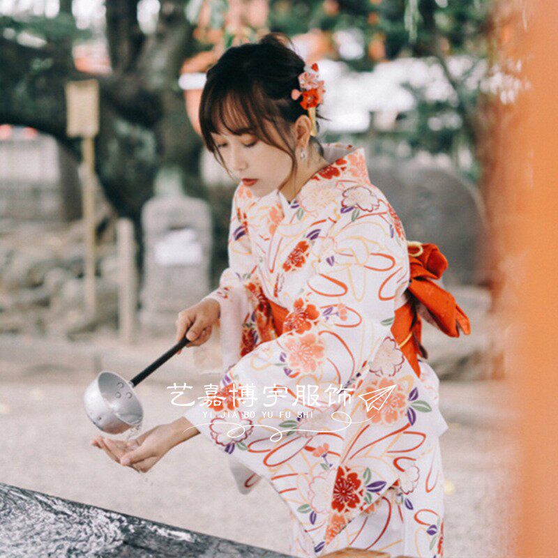神明少女文艺浴衣写真日系和服