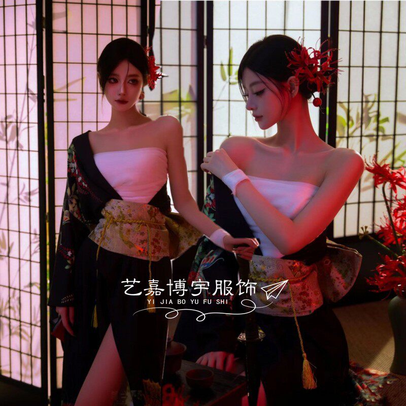 和服改良摄影服装传统日系少女