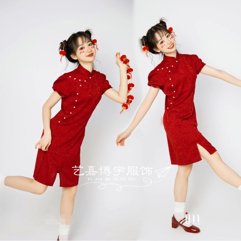 春节个人写真艺术照演出摄影服