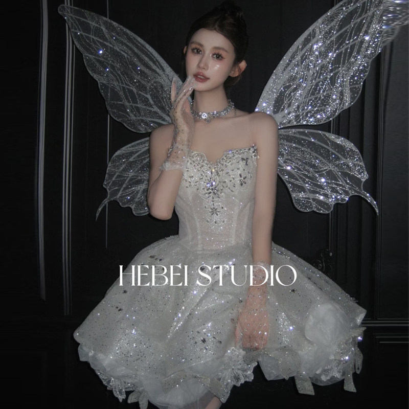 影楼新款精灵仙子婚纱摄影服