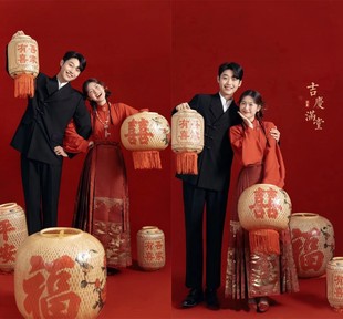 敬酒订婚服装 红色新娘礼服汉服马面裙套装 拍照写真新中式 影楼新款