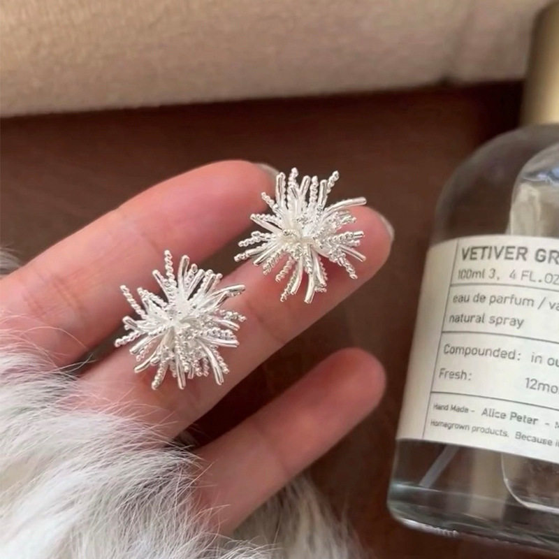 蒲公英烟花珍珠耳钉银针高级感耳环清新甜美蚊香盘无耳洞耳夹耳饰,饰品/流行首饰/时尚饰品新,耳钉,淘宝优惠券,粉丝福利购,淘宝优惠卷