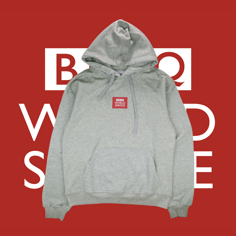 灰色重磅美式卫衣复古