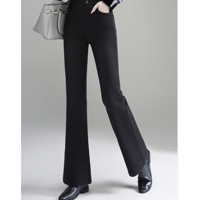 JCMM JANE 0106 BLZ 超高品质醋酸天丝羊毛微喇裤7757