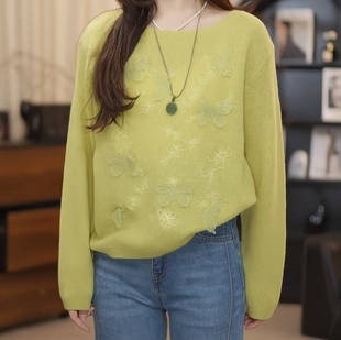 重工蝴蝶针织羊毛毛衣 0307YY JCMM JANE