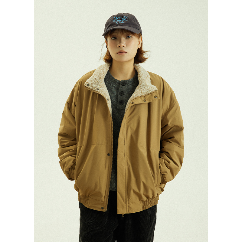 GoodNorth冬季羊羔毛派克服外套