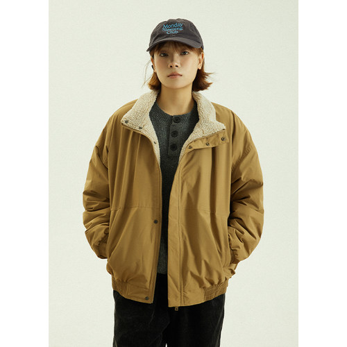 GoodNorth冬季羊羔毛派克服外套