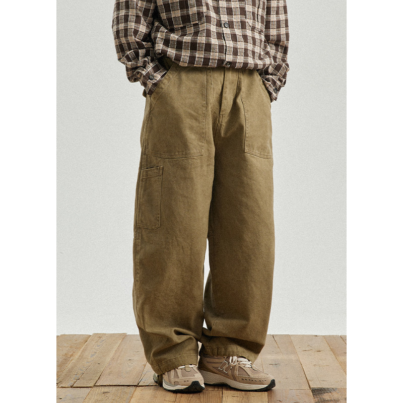 GoodNorth男女秋冬日系复古做旧水洗多口袋宽松休闲百搭工装长裤,女装/女士精品,休闲裤,淘宝优惠券,粉丝福利购,淘宝优惠卷