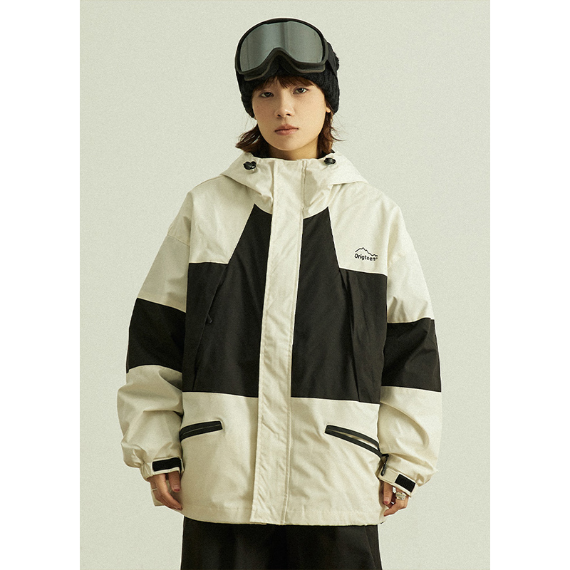 GoodNorth日系复古连帽羽绒服