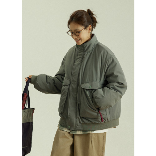 GoodNorth立领工装口袋棉服外套