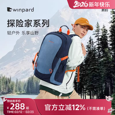 威豹男士双肩背包登山包