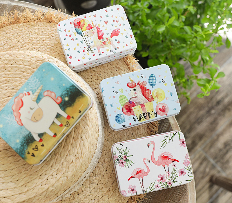 ins网红饰品收纳铁盒礼品盒创意口红礼物盒子精美韩版简约包装盒