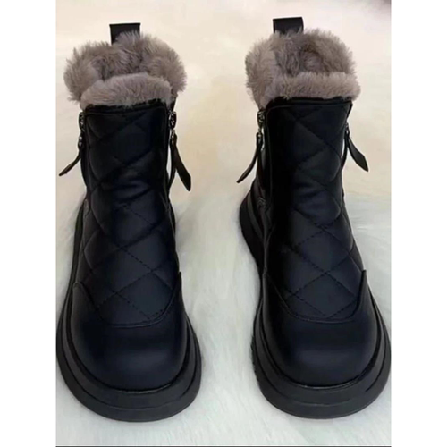 断码撤柜鞋真皮雪地靴女冬