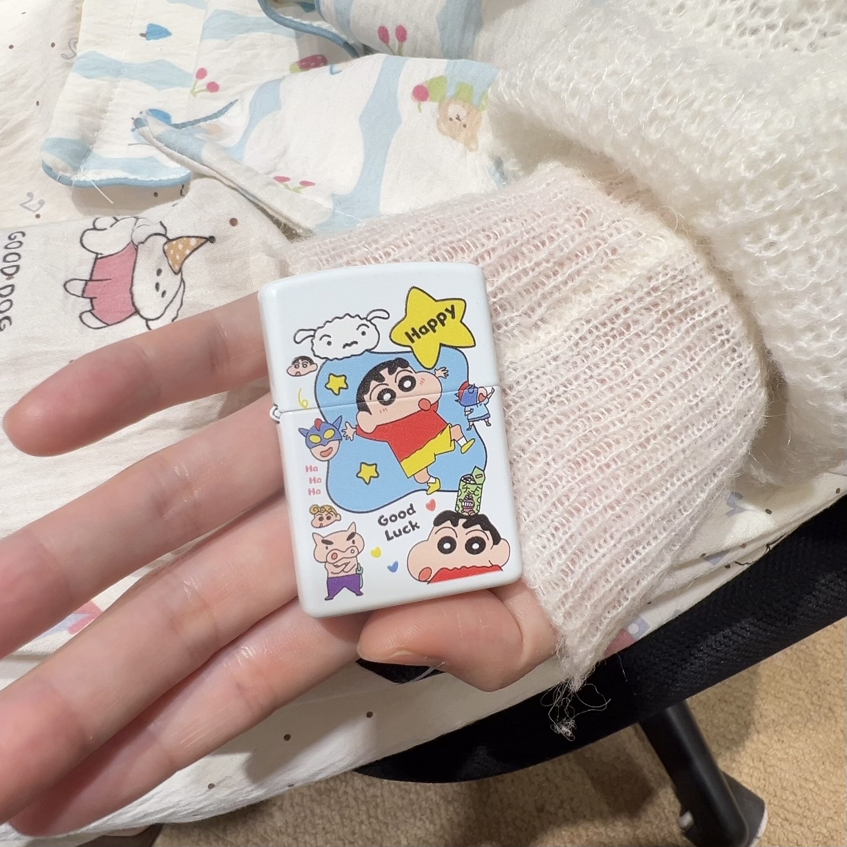 创意蜡笔小新煤油高级感生日礼物送男友煤油打火机男女生打火机