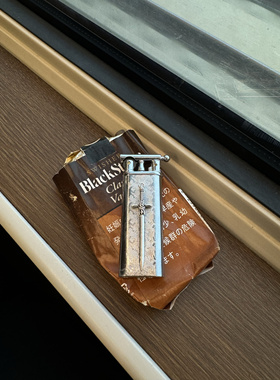 原创3D宝剑十字复古打火机薄款高颜值小巧创意个性耐用高档可循环