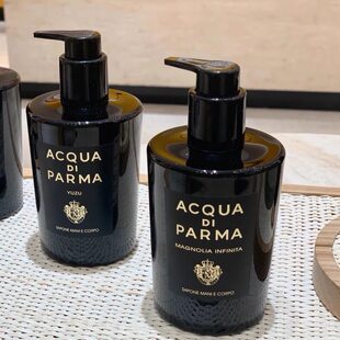 帕尔玛之水身体手部洁肤露木兰未央调馥桂调光之玫瑰润肤乳