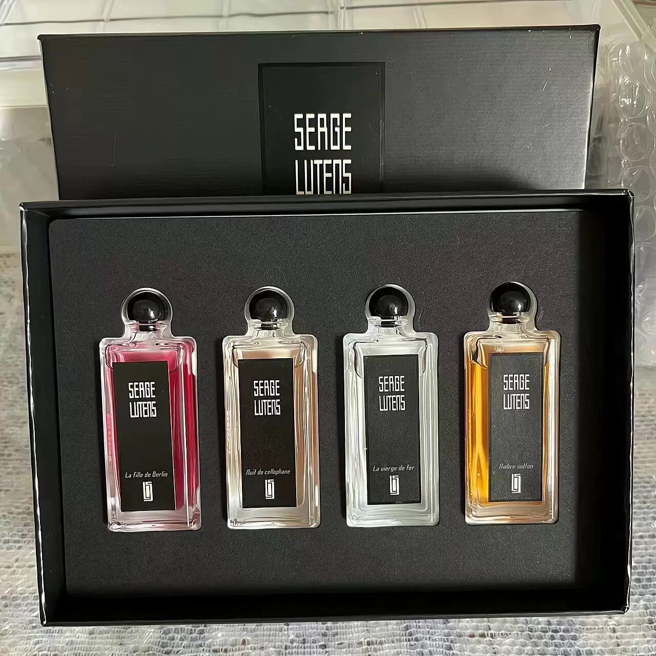 芦丹氏香水礼盒套装黑色礼服套装 5ml*4柏林少女孤儿怨八月桂花