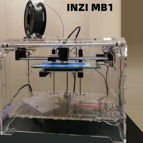 INZI MB1 MakerBot稳定64位 家用双色学生3d打印机器桌面儿童入门