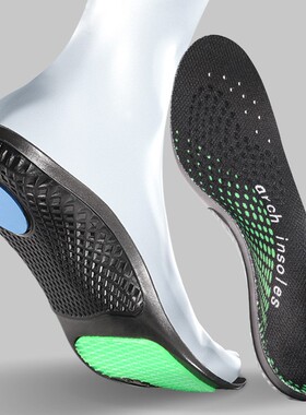 PORON蜂窝减震运动鞋垫高弹PU吸汗防臭跑步篮球足弓支撑鞋垫