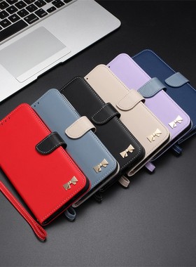 适用于夏普Sharp Aquos Wish 5手机套翻盖式保护套插卡手包皮套软硅胶外壳全包边防摔时尚简约可爱男女款