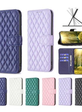 适用于传音Infinix Note 40 Pro 4G/5G/40 Pro+ 5G手机壳格纹保护套商务搭扣翻盖皮套软硅胶防摔插卡支架奢华