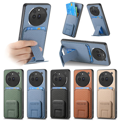 适用于Nothing CMF Phone 1 2 3A 4A Pro手机壳可插放卡槽防摔保护套车载磁吸折叠支架纤维纹耐用高档男女款