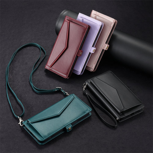 适用于OPPO A94 4G/5G/F19 Pro/F19 Pro Plus+手机套零钱包款保护套插卡证件斜跨背包皮套翻盖便携软硅胶防摔