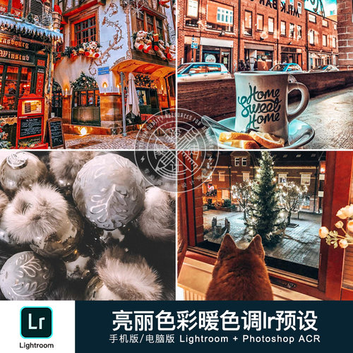 手机版lr预设冬季温暖色调复古胶片风格lightroom预设ins调色滤镜